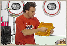 Blast tocando la guitarra